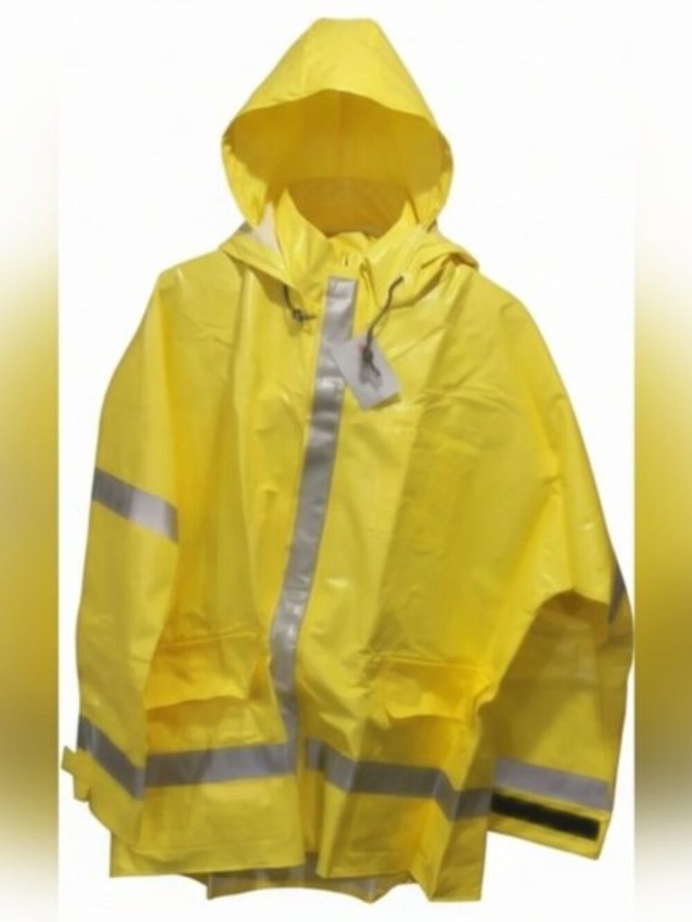 SCOTCHLITE XL NWT Neese Hi Vis Safety Workwear Reflect PVC Nomex Hooded Jacket